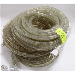 SET OF 75 FT OF OUTSIDE ROPE LIGHTS - WARM WHITE