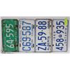 Image 1 : LOT OF FOUR 1960'S LICENSE PLATES FROM VARIOUS