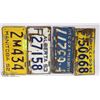 Image 1 : LOT OF FOUR 1950S LICENSE PLATES FROM VARIOUS
