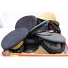 Image 1 : FLAT OF ASST VINTAGE MILITARY & POLICE HATS