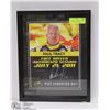 Image 1 : SIGNED PAUL TRACY PICTURE W/ COA, FRAMED & MATTED