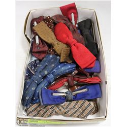 FLAT OF VINTAGE BOWTIES