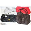 Image 1 : FOUR ASSORTED STYLE PURSES