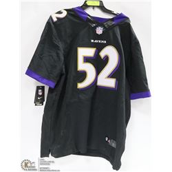 NEW RAY LEWIS JERSEY W/ TAGS PURPLE ON FIELD GAME