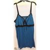 Image 1 : STRIPPED LADIES TANK DRESS W/BRA ELASTIC - SIZE 3X