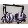 Image 1 : LADIES STRIPPED SWIMWEAR TOP SIZE XL  (MSRP $60)