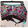 Image 1 : LADIES MOSAIC PRINT SWIMWEAR TOP SIZE 2X