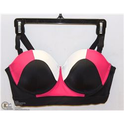 LADIES BLACK &  PINK SWIMWEAR TOP SIZE X