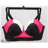 Image 1 : LADIES BLACK &  PINK SWIMWEAR TOP SIZE X