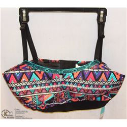 LADIES MOSAIC PRINT SWIMWEAR TOP SIZE 2X