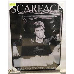 NEW SCARFACE PLAQUE WALL HANGING 23"X33"