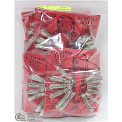 120PC STAINLESS STEEL CLOTHES PINS