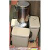 Image 1 : FLAT OF 5 SMALL GARBAGE CANS