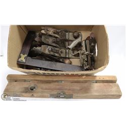 BOX OF VINTAGE & ANTIQUE TOOLS