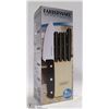 Image 1 : NEW FARBERWARE 6PC KNIFE SET IN BLOCK