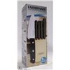 Image 1 : NEW FARBERWARE 6PC KNIFE SET IN BLOCK