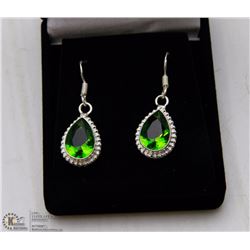 #6- GREEN PERIDOT GEMSTONE EARRINGS