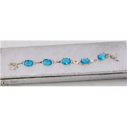 #13-LONDON BLUE TOPAZ BRACELET