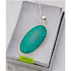 #19-BLUE TURQUOISE PENDANT