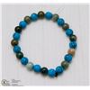 Image 1 : #21-TURQUOISE,INDIAN AGATE BRACELET