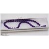 Image 1 : #14-RUSSIAN AMETHYST LOOSE BEAD NECKLACE 15"