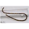 Image 1 : #18-TIGER EYE LOOSE BEAD NECKLACE 15"