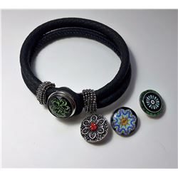 #4 - BLACK CHUNK STYLE BRACELET