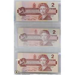 3 PAK UNCIRCULATED $2