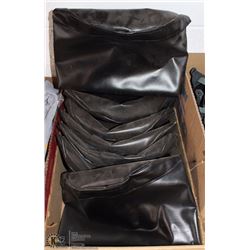 BOX OF PLASTIC CARRY BAGS