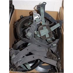 LOT OF 11 HARD HAT LINERS