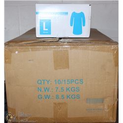 CASE OF DISPOSABLE GOWNS SIZE LARGE