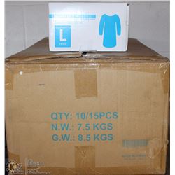 CASE OF DISPOSABLE GOWNS SIZE LARGE