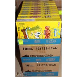 3 BOXES OF SPONGEBOB 3D GUMMIES