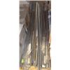 Image 1 : LOT OF 12 RAW STEEL RODS
