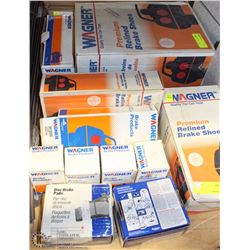 LOT OF 11 ASST WAGNER BRAKE PRODUCTS
