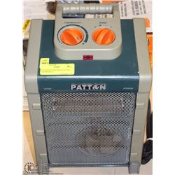 PATTON HEATER WITH FAN AND THERMOSTAT