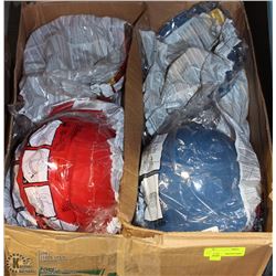 1 DOZEN NEW CONSTRUCTION HARDHATS + LINERS