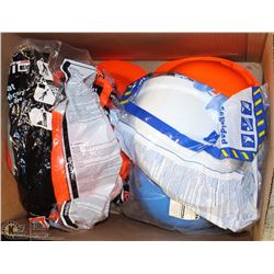 LOT OF 6 NEW HARDHATS