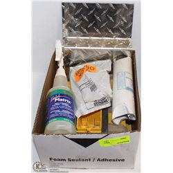 LOT OF MISC COMMERCIAL ITEMS INCL GOLD MATRIX