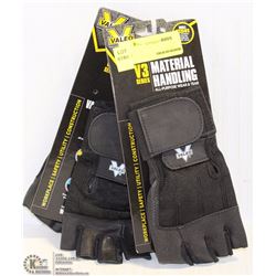 2 PAIRS OF VALEO V3 MATERIAL HANDLING FINGERLESS