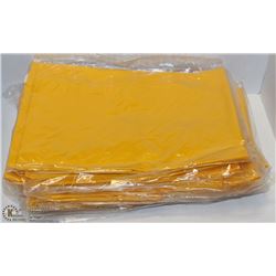 LOT OF 10 SPLASH RESISTANT DISPOSABLE APRONS