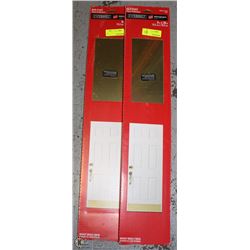 LOT OF 2 DOOR KICK 6" X 30" PLATES