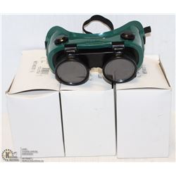 LOT OF 3 NORTH WELDING GOGGLES