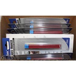 LOT OF MARKAL ALL PURPOSE REFILLS RED