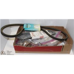 FLAT OF ASST BELT DRIVES AND MORE