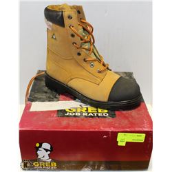 GREB SIZE 8 HIGH TOP LEATHER WORK BOOTS