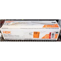 HDX 400FT CLEAR PAINTERS PLASTIC
