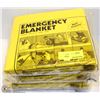 Image 1 : LOT OF 4 WATER RESISTANT EMERGENCY BLANKETS