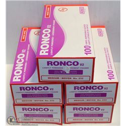 LOT OF 500 RONCO LIGHTLY POWDERED DISPOSABLE VINYL