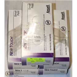 LOT OF 500 NEW TOUCH SMALL POWDERED DISPOSABLE